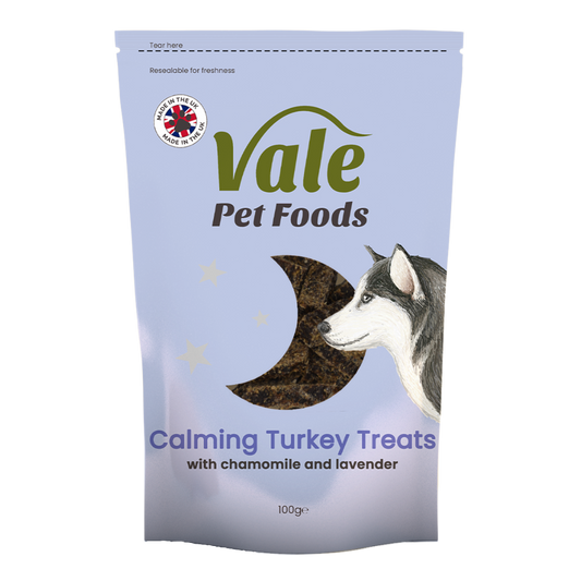 Calming Turkey Dog Treats with Chamomile and Lavender 100g